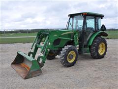 2005 John Deere 5225 MFWD Tractor W/Loader 