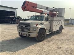 1991 Ford F700 S/A Bucket Truck 