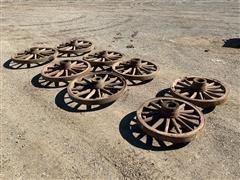 Wooden Wagon Wheels 