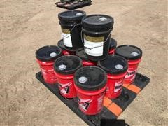 5-Gallon Buckets Of Gear Oil 