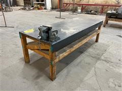 Metal Top Prep Table 