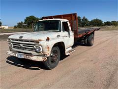 1966 Ford F600 S/A Flatbed Dump Truck 