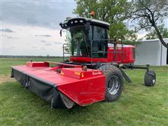 2012 Massey Ferguson WR9770 Self-Propelled Windrower W/Rotary Disc Head 