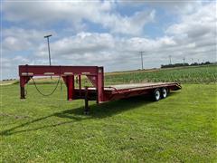 1996 Featherlite Econlite T/A Flatbed Trailer 