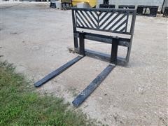 Pallet Forks Skid Steer Attachment 