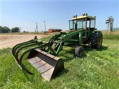 John Deere 4020 2WD Tractor W/Loader 