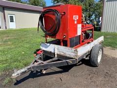 Hotsy 310 Portable Hot Pressure Washer On Trailer 