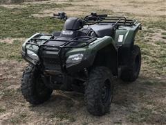 2018 Honda Rancher TRX420 4x4 ATV 