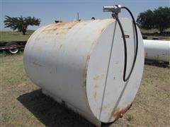 1000 Gallon Horizontal Bulk Fuel Tank 