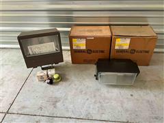 GE & Appleton Luminaire/Areamaster Industrial Floodlight Fixtures 