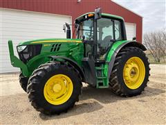 2014 John Deere 6140M MFWD Tractor 