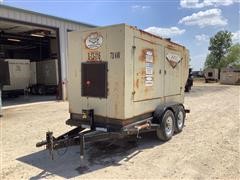 2013 Moser 70KW Natural Gas/Propane Generator On Big Tex T/A Trailer 
