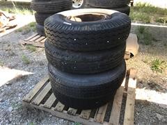 Power King 8.25X15 Tires & Split Rims 