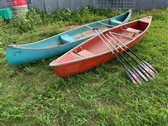 Canoes W/Oars 