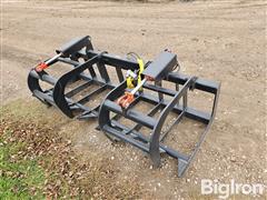 2024 Mid-State Brush Grapple Skid Steer Attachment 