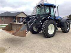 2011 New Holland TV6070 4WD Bi-Directional Tractor W/Loader 