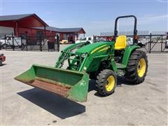 2009 John Deere 4120 MFWD Compact Utility Tractor W/Loader 