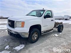 2007 GMC Sierra 2500 HD 4x4 Cab & Chassis 