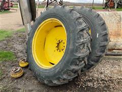 John Deere, Samson Duals Tires Rims And Hubs 