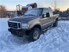2004 Ford F250 4x4 Extended Cab Short Box Pickup 