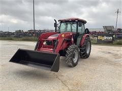 2018 Mahindra 8100 MFWD Tractor W/Loader 