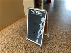 Svedka Vodka Chalkboard Sign 