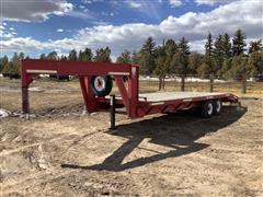 1994 Titan T/A Gooseneck Flatbed Trailer 