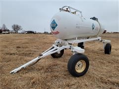 1000-Gallon Anhydrous Ammonia Tank & Trailer 