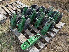 John Deere Tail Sections W/Rubber Press Wheels 