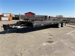 2006 Eager Beaver 20XPT 20-Ton Dovetail T/A Deckover Flatbed Trailer 