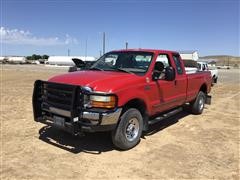 1999 Ford F250 Super Duty 4x4 Extended Cab Pickup 