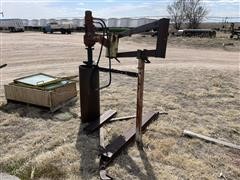 Homemade Skid Steer Post Hole Digger 