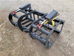 2023 Mid-State Brush Grapple Skid Steer Attachment 