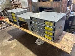 Kimball Midwest Roller Drawer Cabinets W/Misc Hardware 