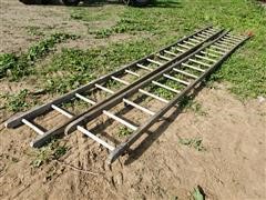 Wooden Extension Ladder 