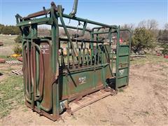 Big Valley Cattle Chute W/Palpation Station 