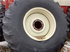 CO-OP 24.5-32 Combine Tire & Rim 
