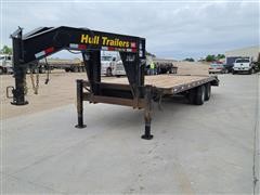 2018 Hull Trailers GD2502 T/A Gooseneck Flatbed Trailer 