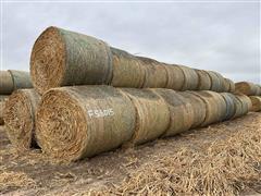 2023 Sorghum Sudangrass Round Hay Bales 