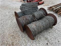 Spools Of Barbed Wire 