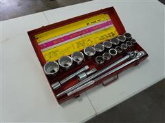 21 Piece 3/4 Drive Socket Set 