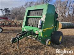 2012 John Deere 568 MegaWide Plus Round Baler 