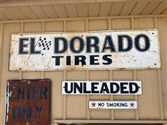 Eldorado Metal Tire Sign 