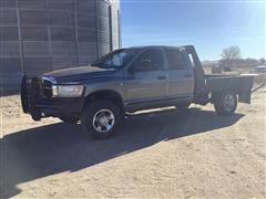 2006 Dodge RAM 2500 SLT Big Horn 4x4 Crew Cab Flatbed Pickup 