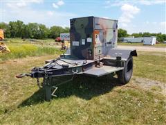 2009 US Army PU-802A 15 KW Stand-By Generator On Trailer 