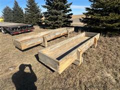 Wood Feed Bunks 