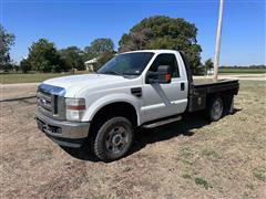 2010 Ford F250 XLT Super Duty 4x4 Flatbed Pickup 