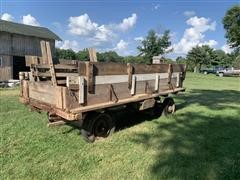 Wooden Hay Wagon 