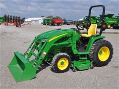 2016 John Deere 3039R MFWD Compact Utility Tractor W/Loader 