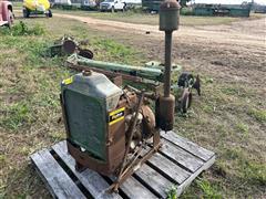 John Deere Stationary 2 Cylinder Flathead Engine 